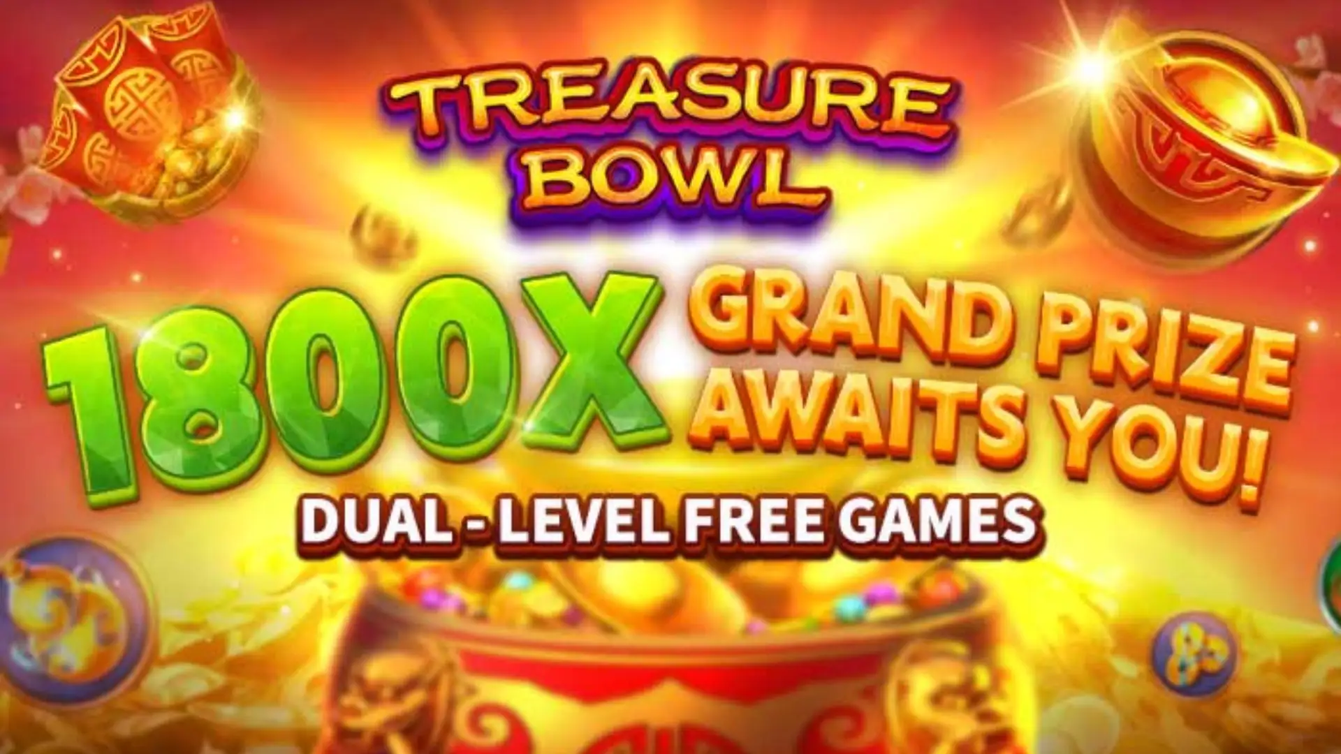 Multiplicadores Treasure Bowl 668bet - 7777x Máximo com Tigela Dourada